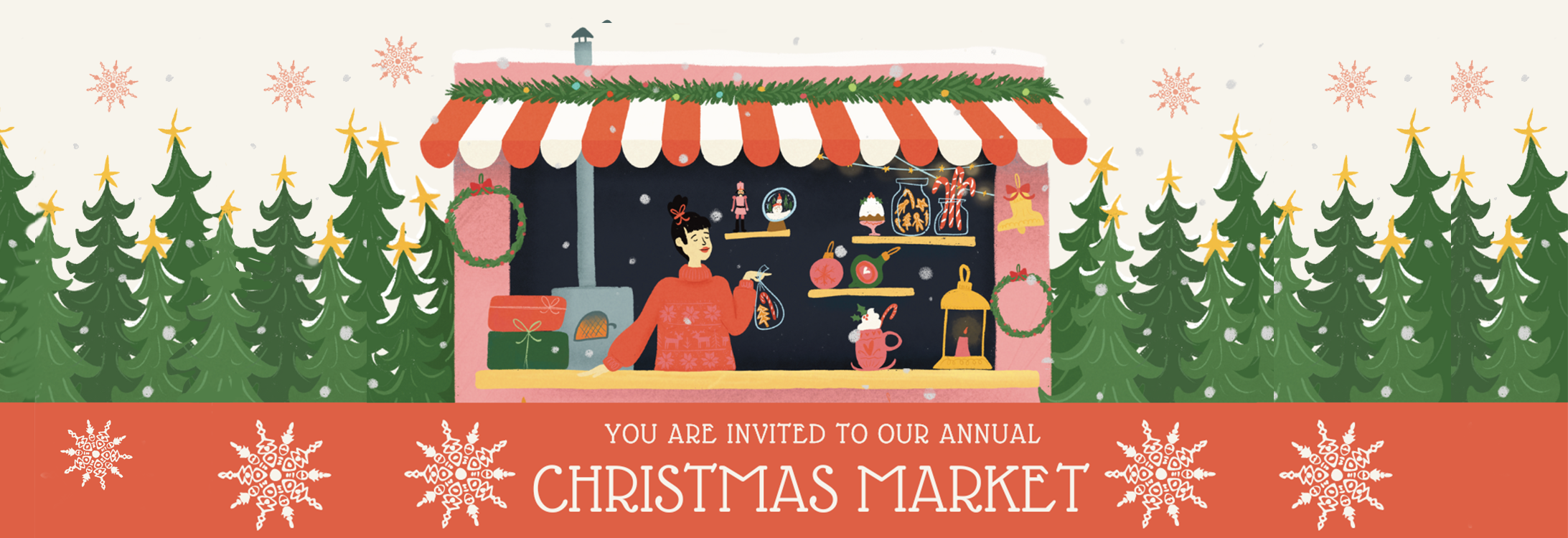 2024 Annual Christmas Market banner announcement